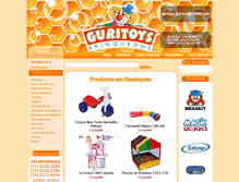 Tablet Screenshot of guritoys.com.br